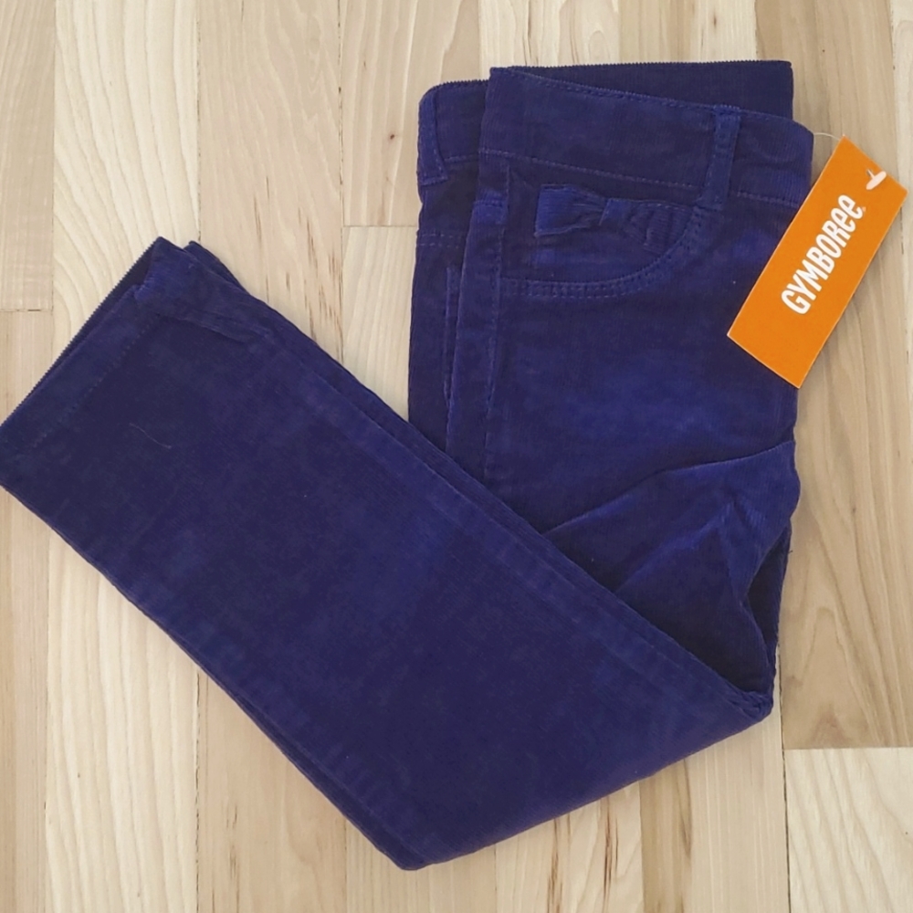 GYMBOREE Fairytale Forest Purple Corduroy Pants SIZE 3T